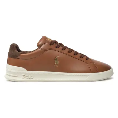 Sneakersy Polo Ralph Lauren Hrt Ct II 809892556001 Hnědá