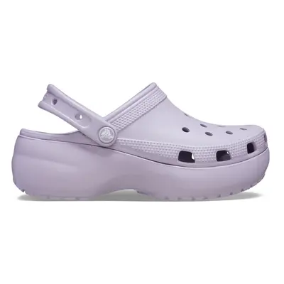 Nazouváky Crocs Classic Platform Clog W 206750 Šedá