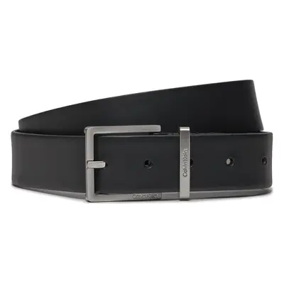 Pánský pásek Calvin Klein Casual Adj. Belt 3.5Cm K50K504301 Černá