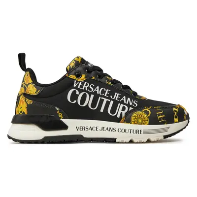 Sneakersy Versace Jeans Couture Dynamic 77VA3SA3 Černá