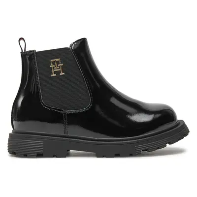 Polokozačky Tommy Hilfiger Chelsea Boot T1A5-33563-0343 M Černá