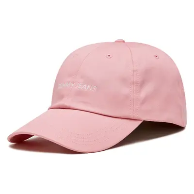 Kšiltovka Tommy Jeans Tjw Linear Logo Cap AW0AW15845 Růžová