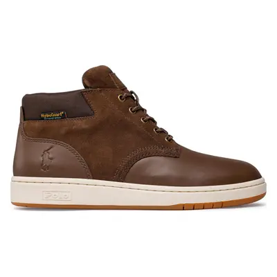 Kotníková obuv Polo Ralph Lauren Sneaker Boot 809855863003 Hnědá