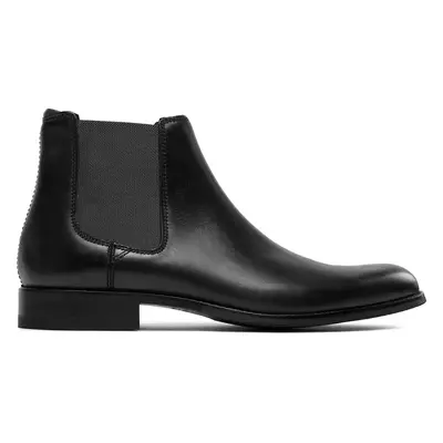 Kotníková obuv s elastickým prvkem Clarks Craftarlo Top 261734607 Černá