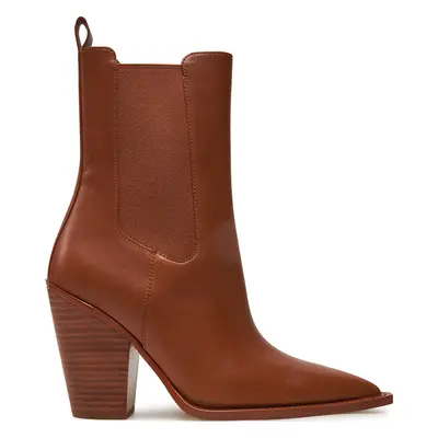 Kovbojská obuv Michael Kors Leni Leather Boot 40T4LNHE5L Hnědá