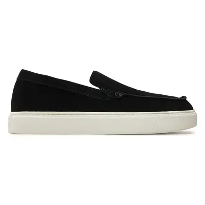 Polobotky Calvin Klein Moccasin Suede HM0HM01794 Černá