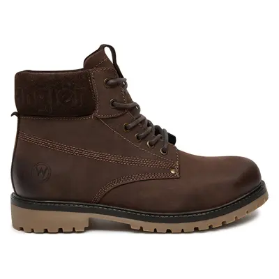 Turistická obuv Wrangler Arch Men High 20243041.IKU Hnědá