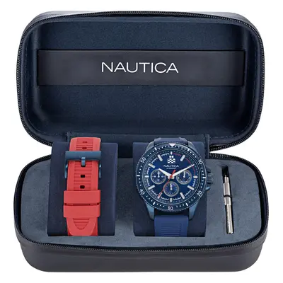 Hodinky Nautica Nct Windrose NAPWRF404 Modrá