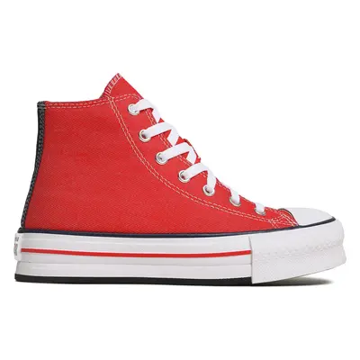 Plátěnky Converse Chuck Taylor All Star EVA Lift A06019C Červená