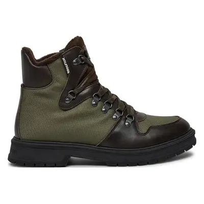 Kotníková obuv Tommy Hilfiger Hilfiger Warm Cordura Mix Boot FM0FM05180 Zelená