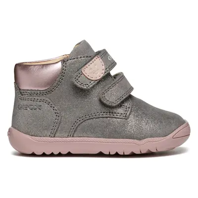 Sneakersy Geox B Macchia Girl B164PC 07722 C1FK8 Šedá