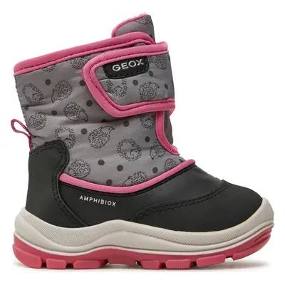 Sněhule Geox B Flanfil Girl B Abx B263WG 0BCMN C9235 M Černá