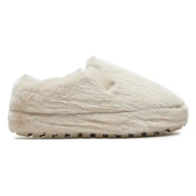 Bačkory Calvin Klein Jeans Home Anke Slipper Wn Fur YW0YW01596 Écru