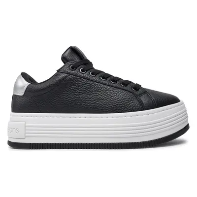 Sneakersy Calvin Klein Jeans Bold Flatf Low Mix Ohb YW0YW01632 Černá