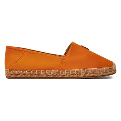 Espadrilky Tommy Hilfiger Th Satin Flat Espadrille FW0FW07881 Oranžová