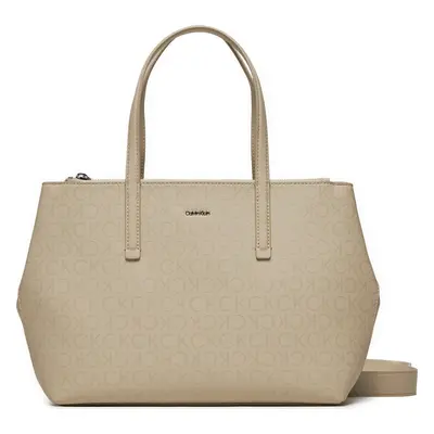 Kabelka Calvin Klein Ck Must Tote Md_Epi Mono K60K611758 Écru