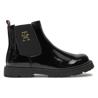 Polokozačky Tommy Hilfiger Chelsea Boot T1A5-33563-0343 S Černá