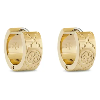 Naušnice Tory Burch T Monogram Small Hoop Earring 159310 Zlatá