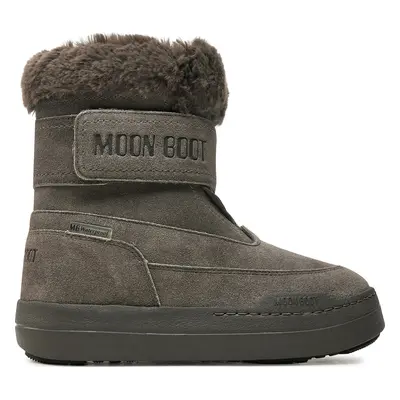 Sněhule Moon Boot Junior Park Dtrap Boot Suede 80D3440040 Šedá