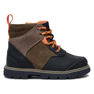 Kotníková obuv Clarks Lorcam Hike T 26178391 Khaki