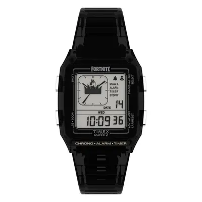 Hodinky Timex Q Timex Lca X Fortnite® 35mm TW2W96500 Černá