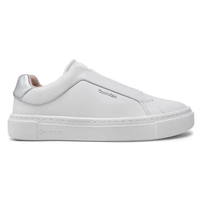 Sneakersy Calvin Klein Cupsole Slip On W/Ml HW0HW02289 Bílá