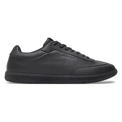 Sneakersy Calvin Klein Low Top Lace Up Lth HM0HM01790 Černá