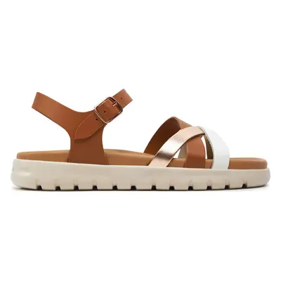 Sandály Geox J Sandal Soleima Gir J45GSA 043CF C6A7F D Hnědá