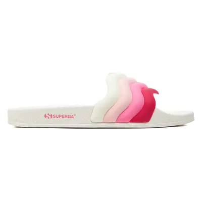 Nazouváky Superga Slides Curly Padded Strip 1908 S61277W Bílá