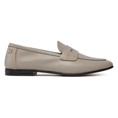 Lordsy Tommy Hilfiger Essential Leather Loafer FW0FW07769 Šedá