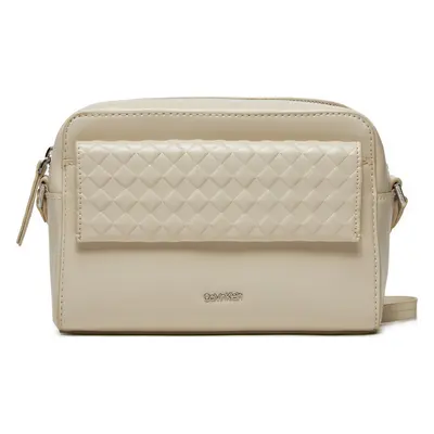 Kabelka Calvin Klein Calvin Mini Quilt Camera Bag K60K611884 Écru