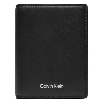 Velká pánská peněženka Calvin Klein Ck Sleek Bifold 7cc W/Coin K50K512694 Černá