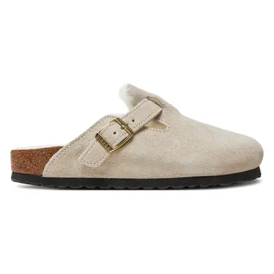 Nazouváky Birkenstock Boston Shearling Leve 1026192 Bílá