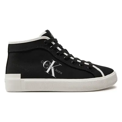 Sneakersy Calvin Klein Jeans Skater Vulcanized High Cs Ml Mr YW0YW01454 Černá