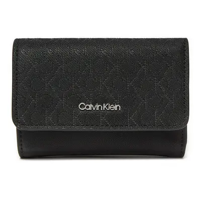 Malá dámská peněženka Calvin Klein Ck Must Small Trifold_Mono K60K612829 Černá