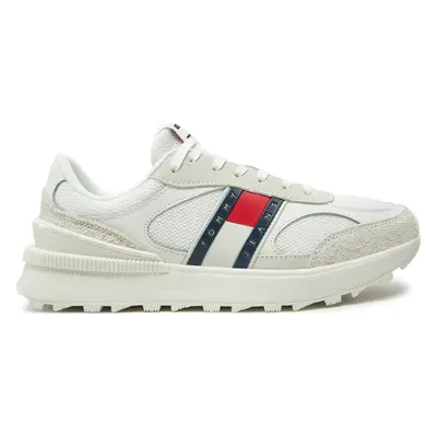 Sneakersy Tommy Jeans Tjm Technical Runner Ess EM0EM01537 Bílá