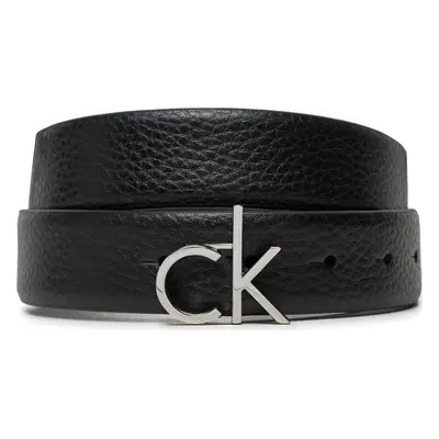 Dámský pásek Calvin Klein Ck Logo Buckle Belt 3.0_Pbl K60K613073 Černá