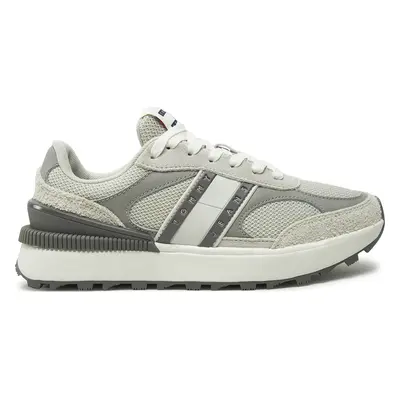 Sneakersy Tommy Jeans Tjw Tech Runner EN0EN02705 Šedá