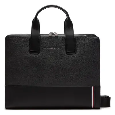 Brašna na notebook Tommy Hilfiger Th Central Slim Computer Bag AM0AM12447 Šedá