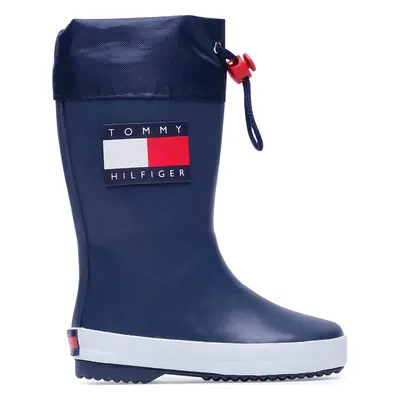 Holínky Tommy Hilfiger Rain Boot T3X6-30766-0047 M Tmavomodrá