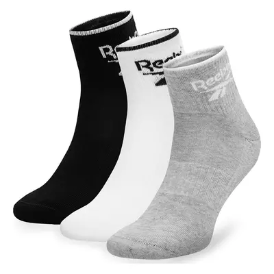 Sada 3 párů vysokých ponožek unisex Reebok R0362-SS24 (3-pack) Barevná