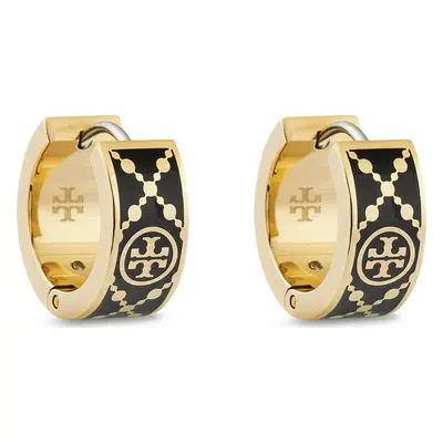 Naušnice Tory Burch Small T Monogram Hoop Earring 157223 Zlatá