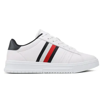 Sneakersy Tommy Hilfiger Supercup Leather FM0FM04706 Bílá