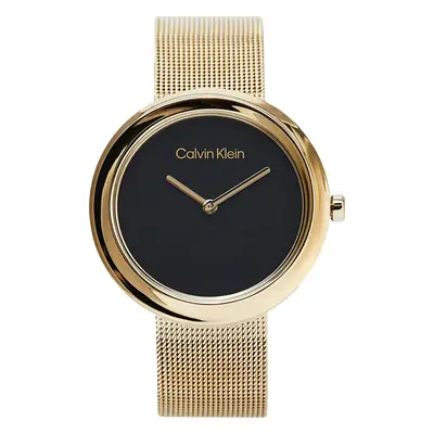 Hodinky Calvin Klein Twisted Bezel 25200012 Zlatá