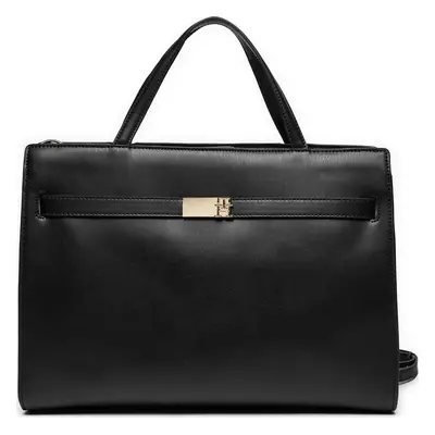 Kabelka Tommy Hilfiger Th Heritage Workbag AW0AW16910 Černá