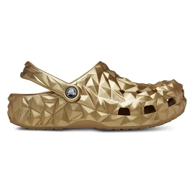 Nazouváky Crocs Cls Metallic Geometric Clog 210002 Zlatá