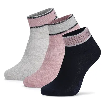 Ponožky Fila F8206-AW24 (3-pack) Růžová