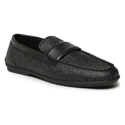 Mokasíny Calvin Klein Driving Shoe Cv Mono HM0HM00521 Černá