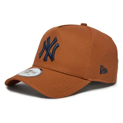 Kšiltovka New Era New York Yankees League Essential 9FORTY E-Frame 60580697 Hnědá