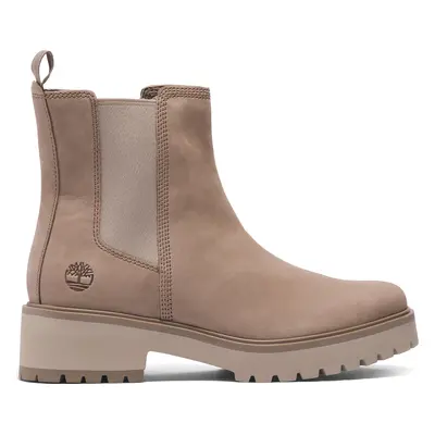 Kotníková obuv s elastickým prvkem Timberland Carnaby Cool Basic Chlsea TB0A41CW9291 Béžová